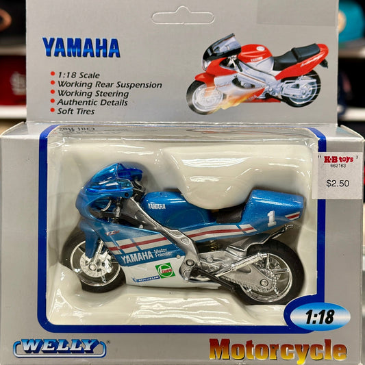 WELLY 1994 Yamaha TZ250M Factory 1/18 Scale Model Motorcycle - Product Image