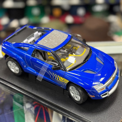 WELLY 2001 Chevrolet Borrego Concept Blue 1/18 Scale Diecast Model Car | New - Product Image