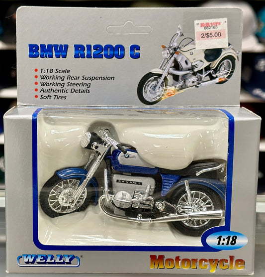 WELLY BMW Motorcycle 1/18 Scale Model Motorcycle - Product Image